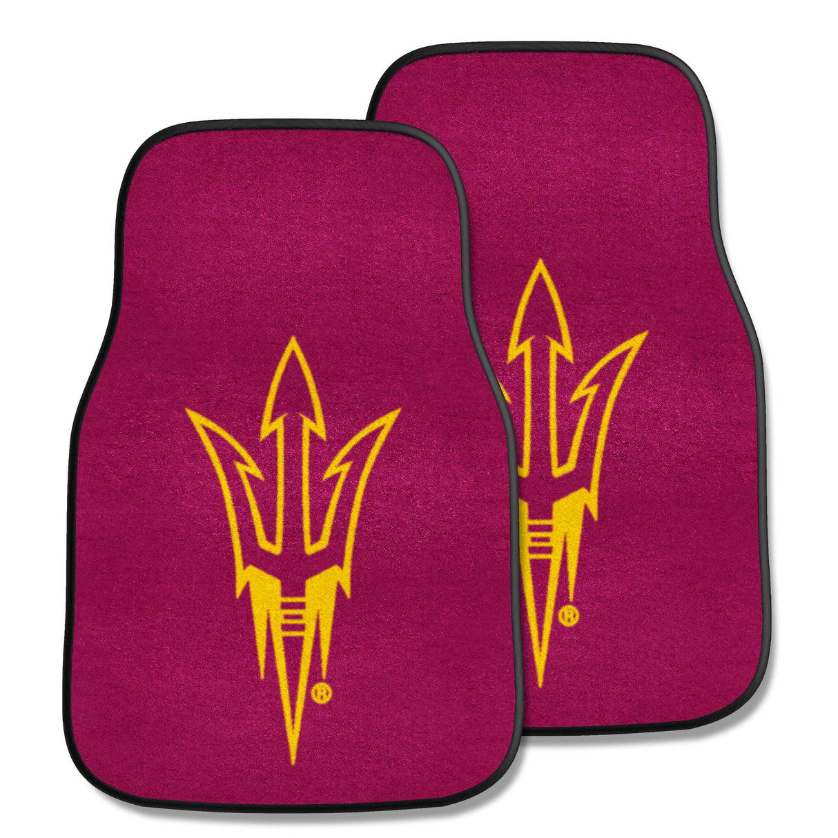 NCAA - 2pc Carpet Car Mat Set