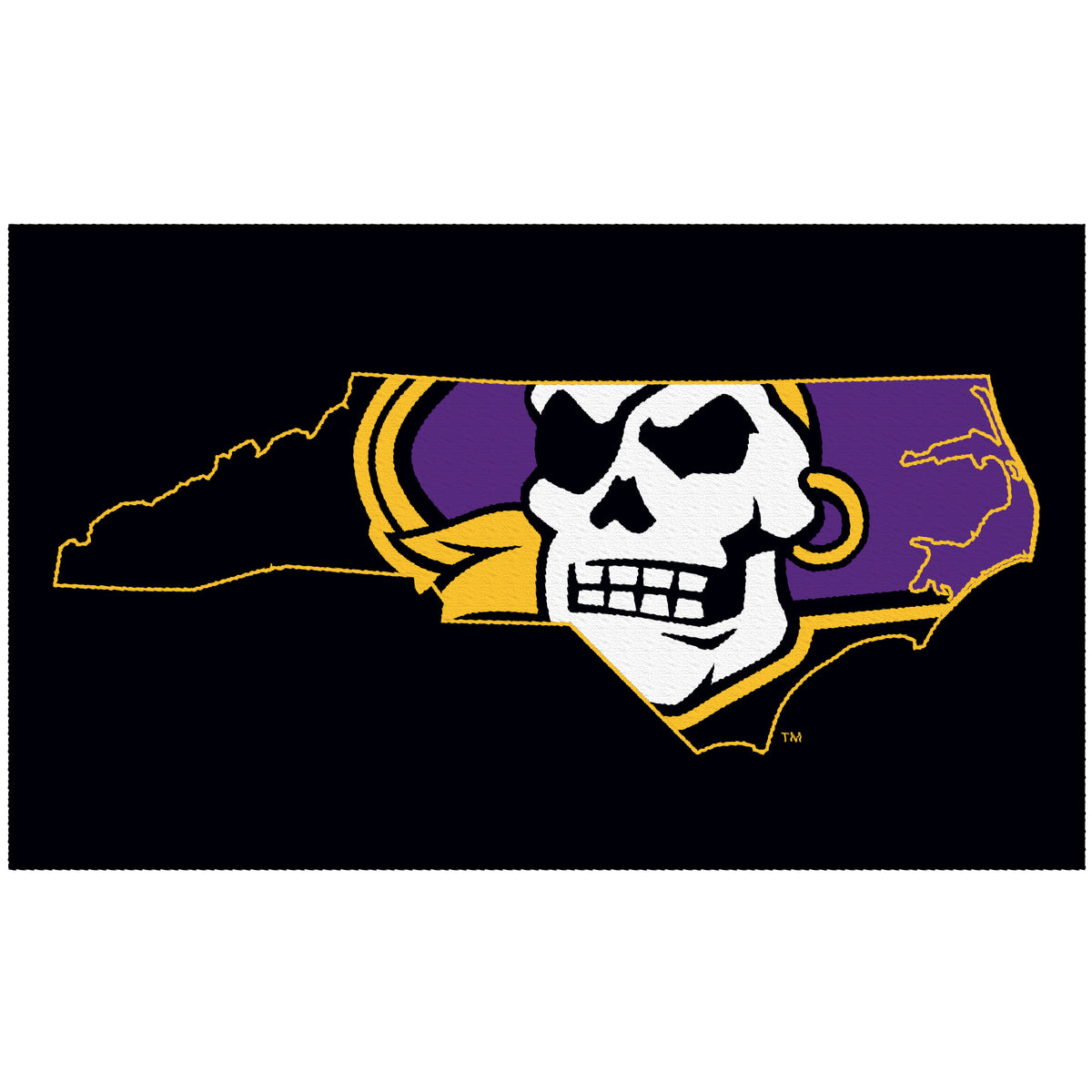 East Carolina Area Alternate Rug 3' x 5'