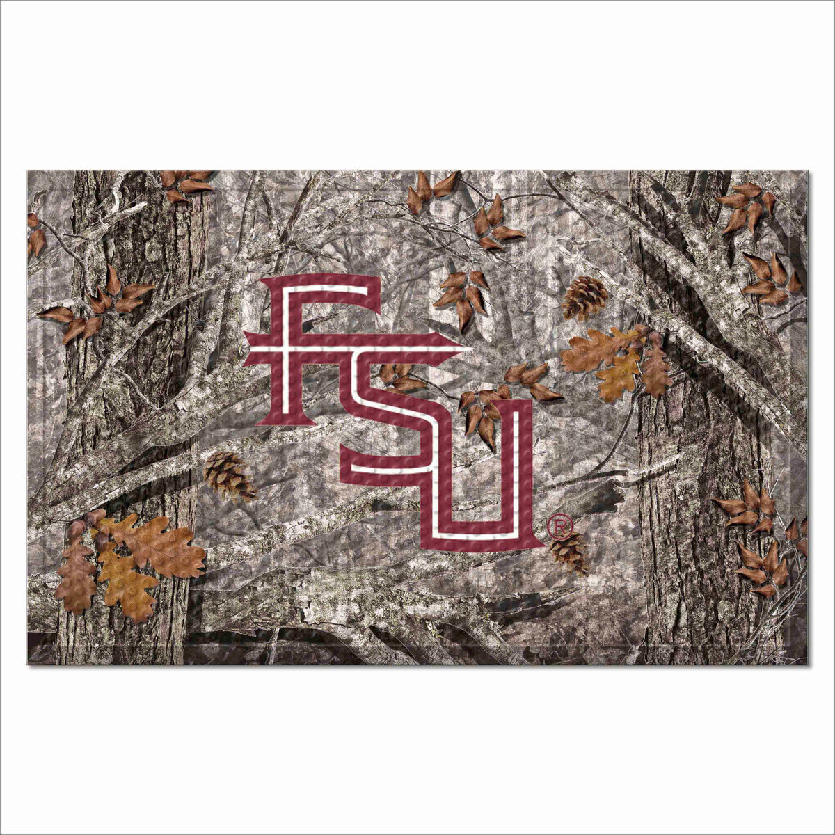 Florida State University Camo Scraper Mat