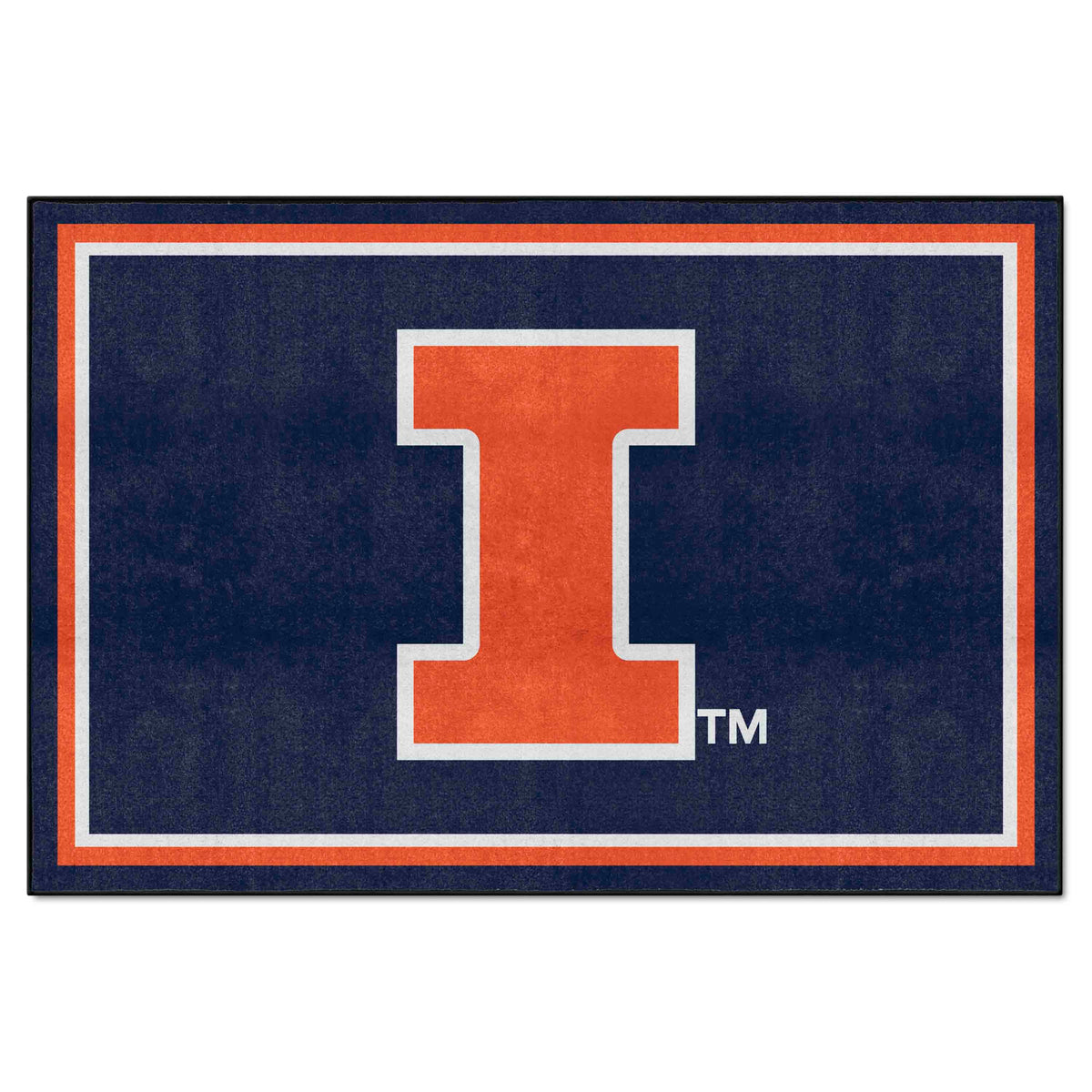 University of Illinois 5x8 Rug