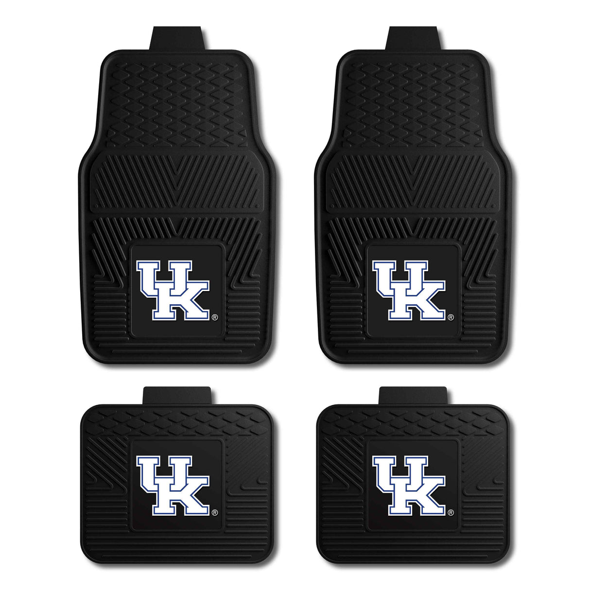 Kentucky 4-pc Vinyl Car Mat Set