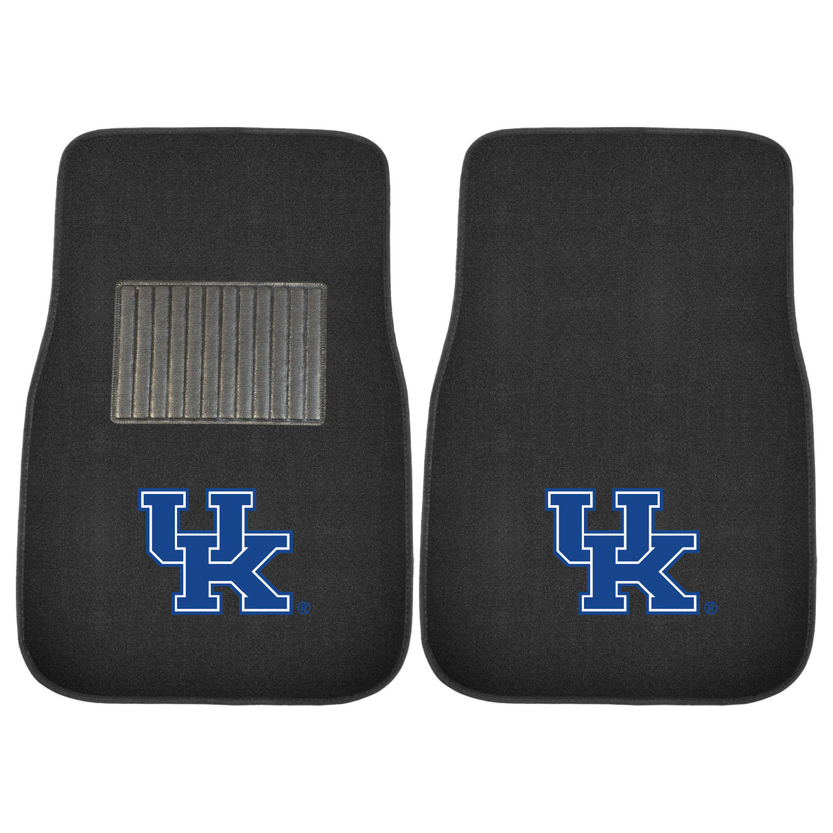 Kentucky 2-pc Embroidered Car Mat Set
