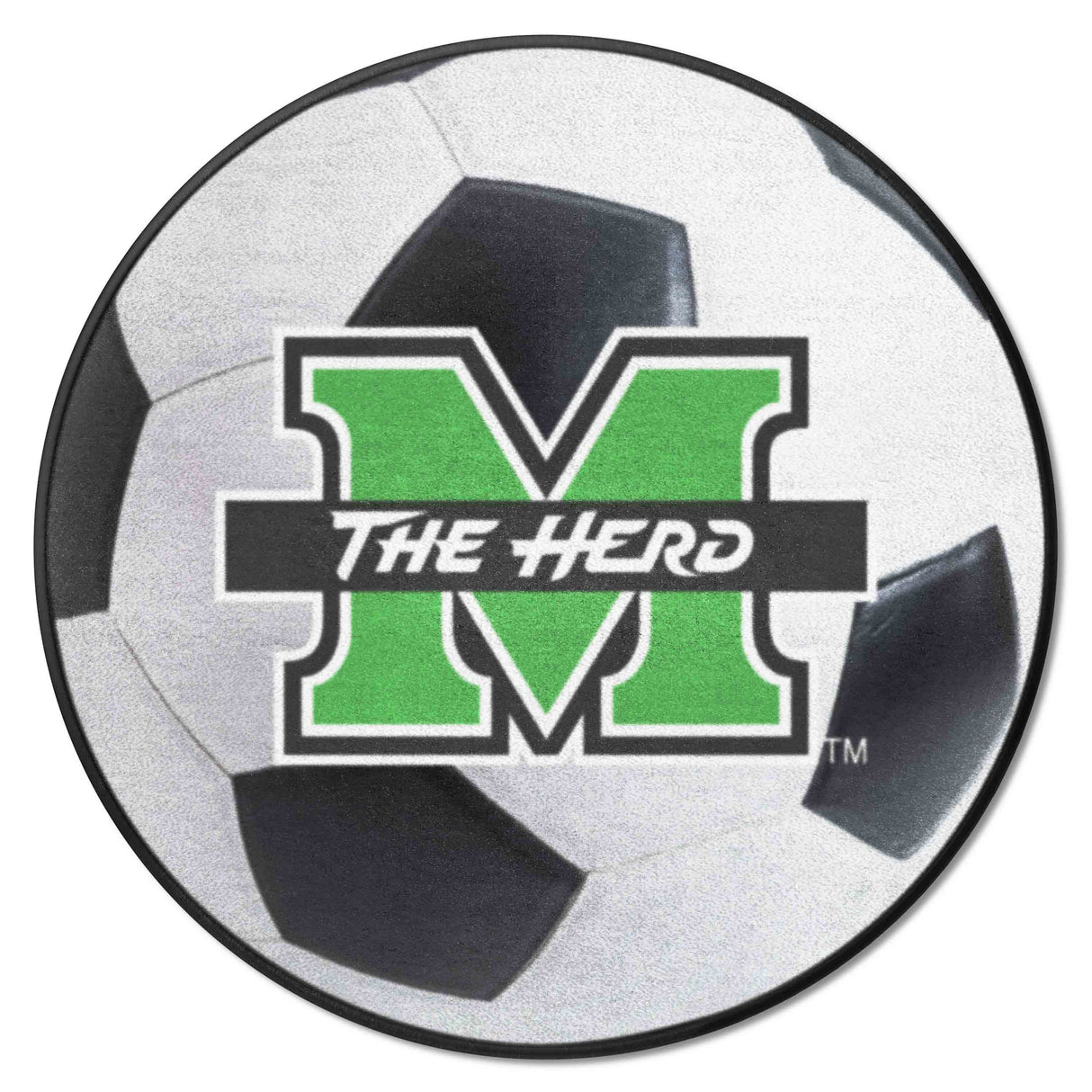 Marshall University Soccer Ball Mat