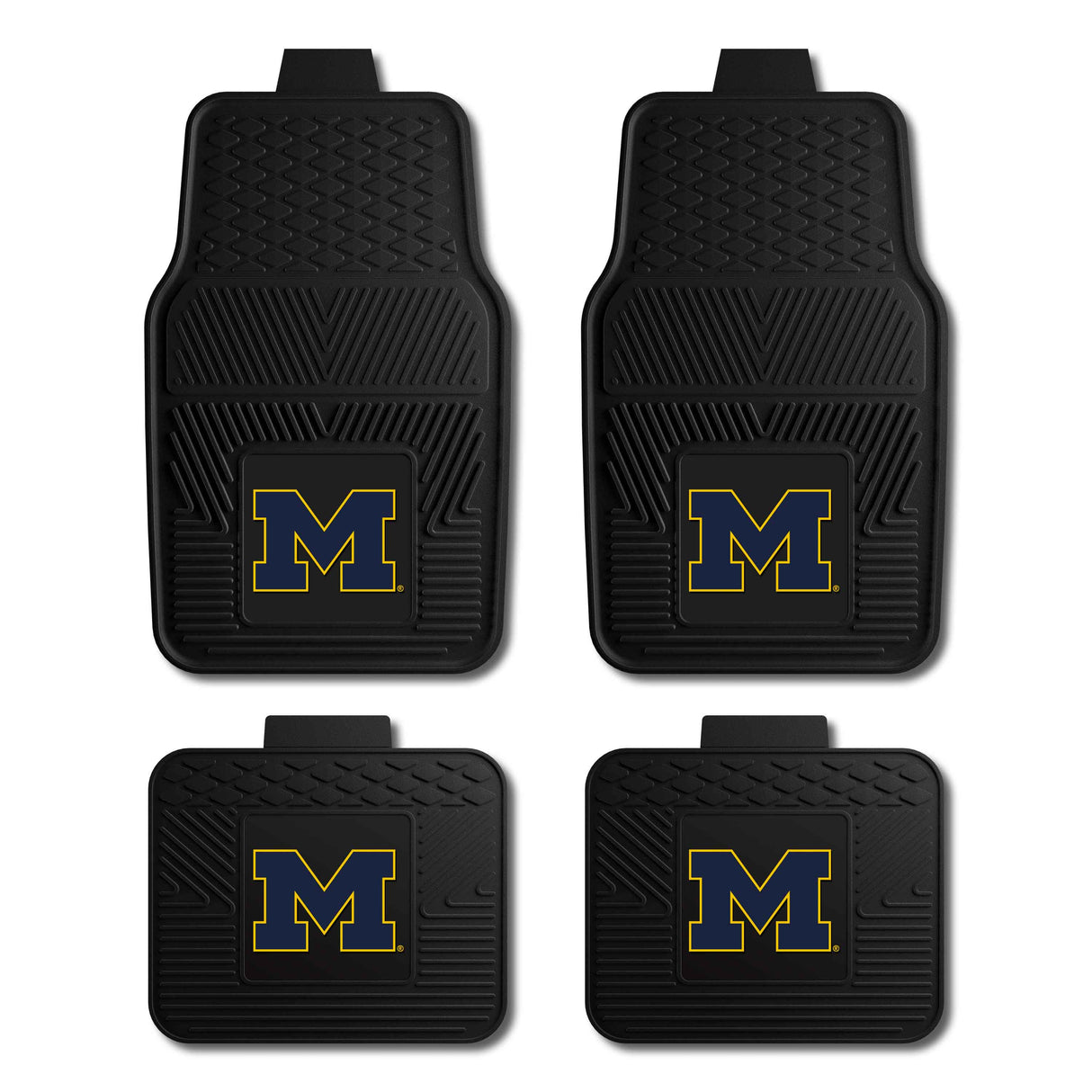 University of Michigan 4-pc Vinyl Car Mat Set
