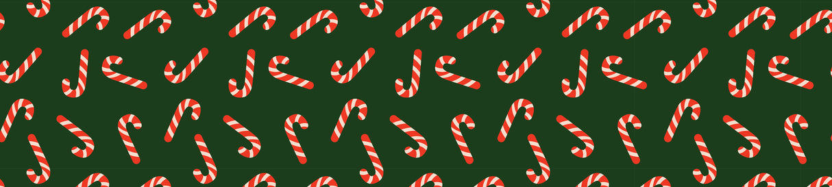 Candy Canes Vinyl Mat