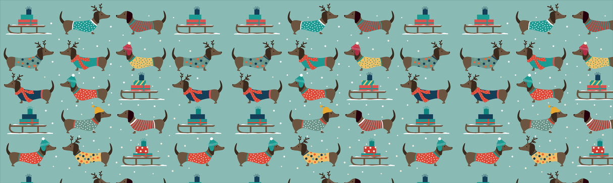 Sledding Dogs Vinyl Mat