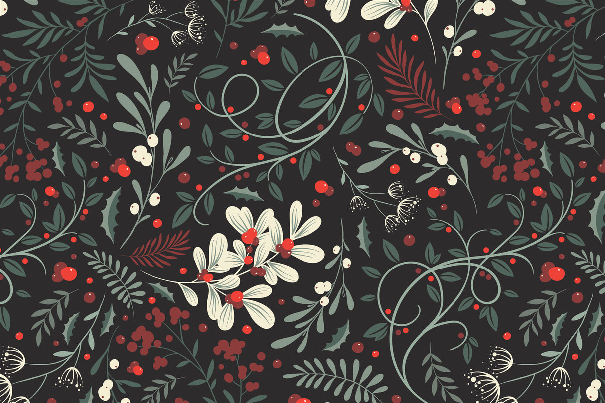 Winter Foliage Vinyl Mat
