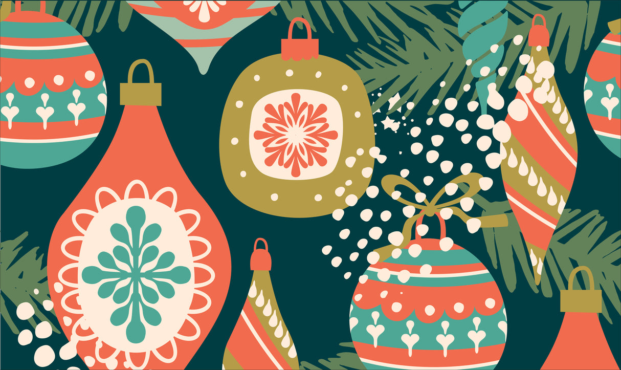 Ornaments Memory Foam Bath Mat