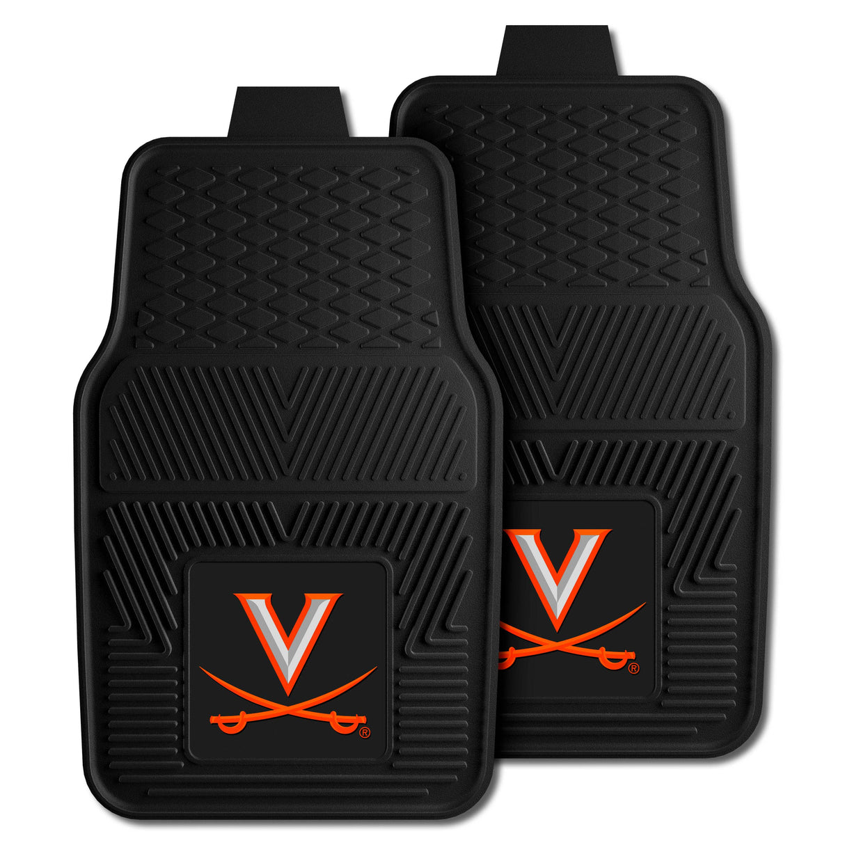NCAA - 2pc Vinyl Car Mat Set
