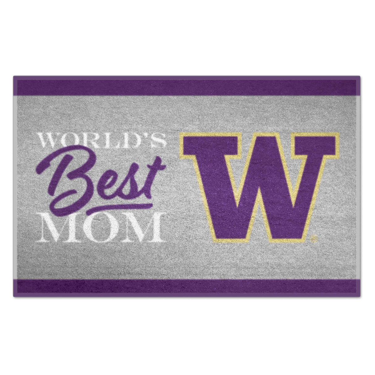 University of Washington Starter Mat - World's Best Mom
