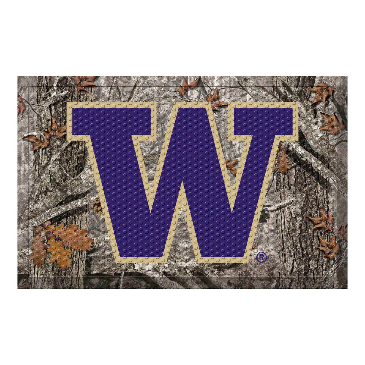 University of Washington Camo Scraper Mat