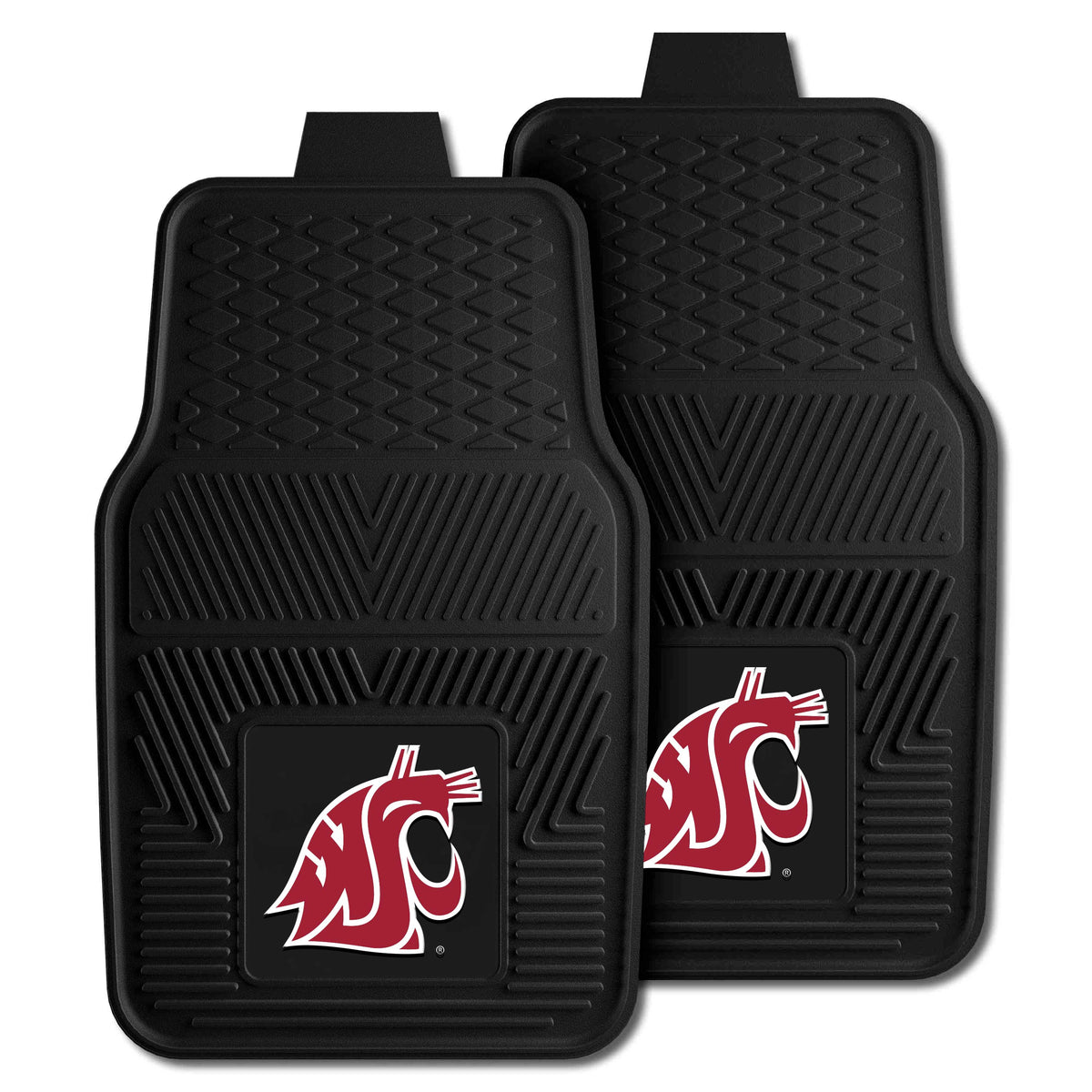 Washington State University 2-pc Vinyl Car Mat Set