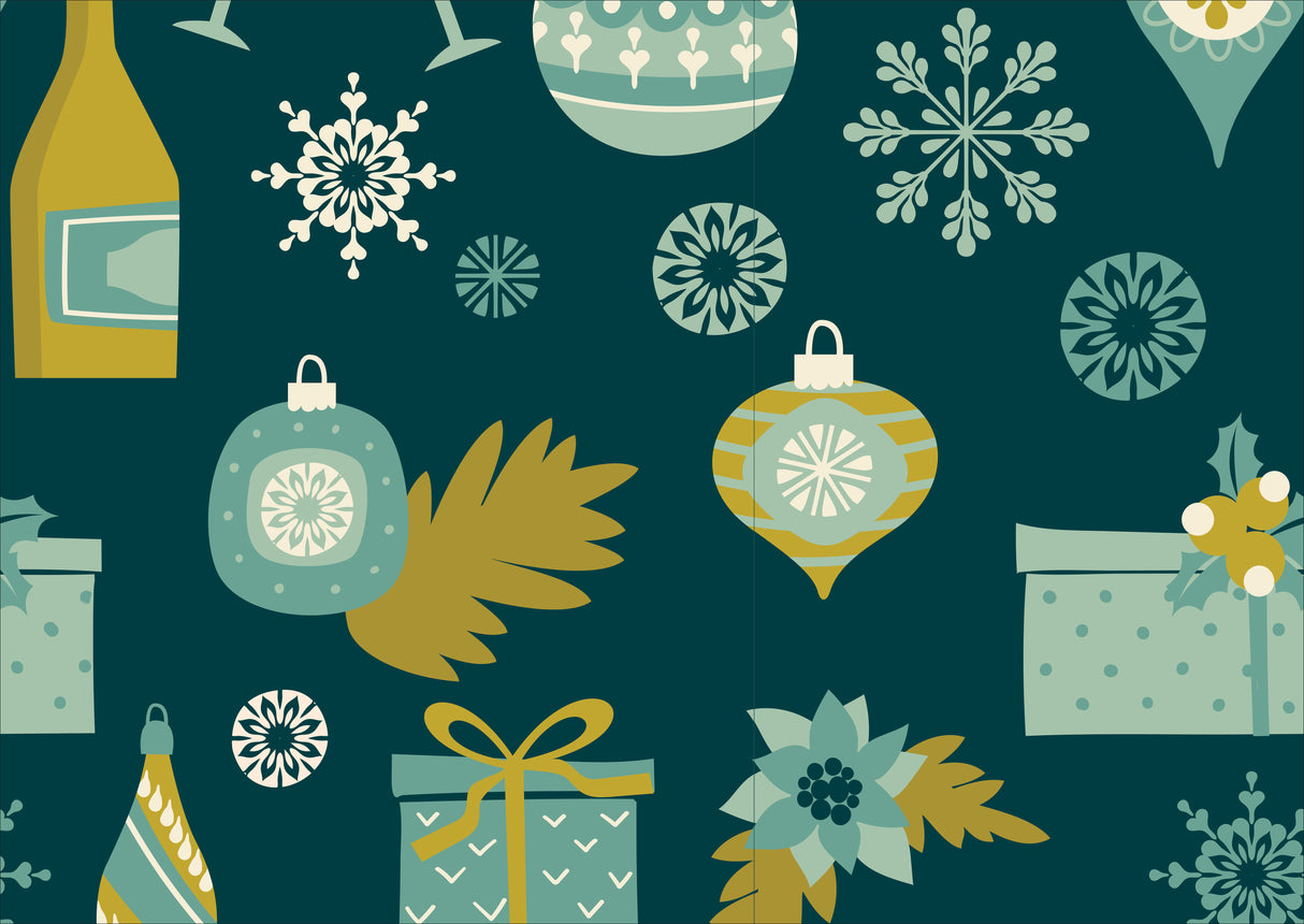 Holiday Cheers Memory Foam Bath Mat