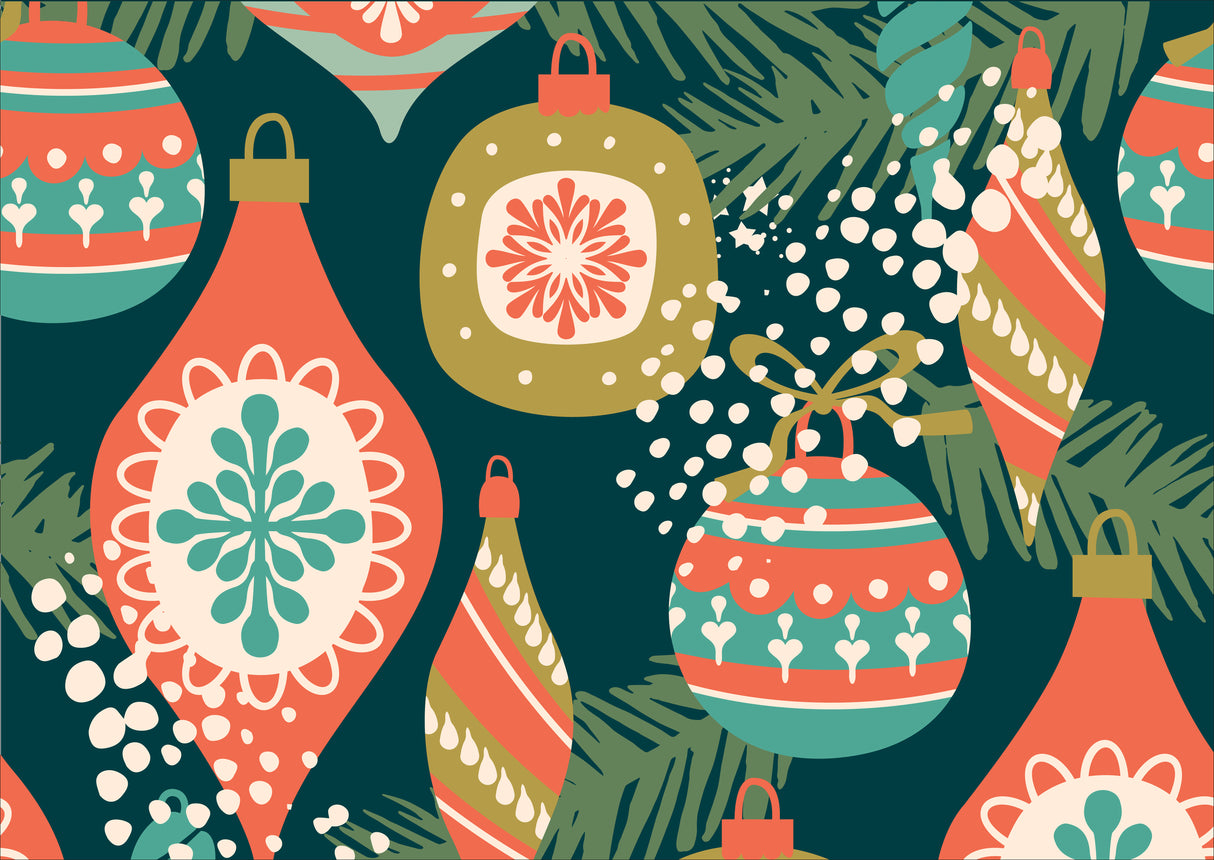 Ornaments Memory Foam Bath Mat