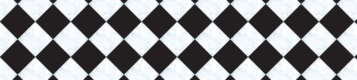 Marble Checkerboard Vinyl Mat