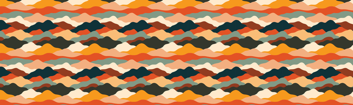 Mountains Vinyl Entry Mat