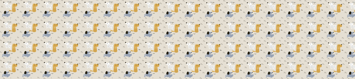 Playful Dogs Vinyl Mat