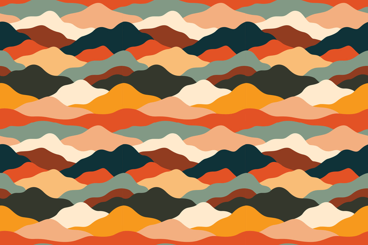 Mountains Vinyl Entry Mat