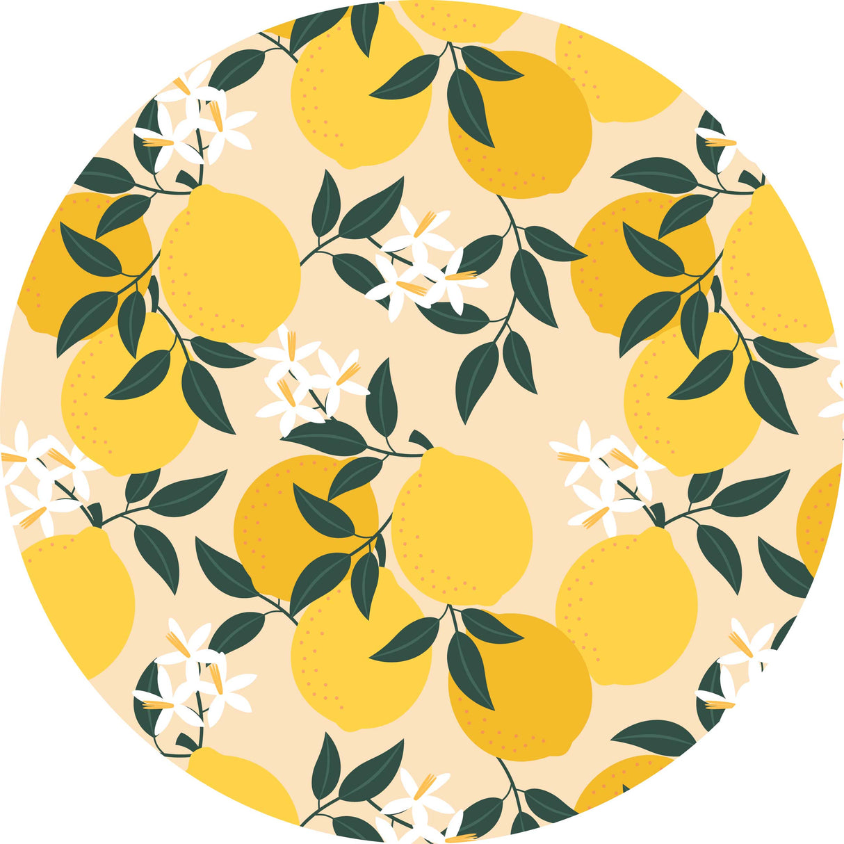 Lemons Vinyl Mat