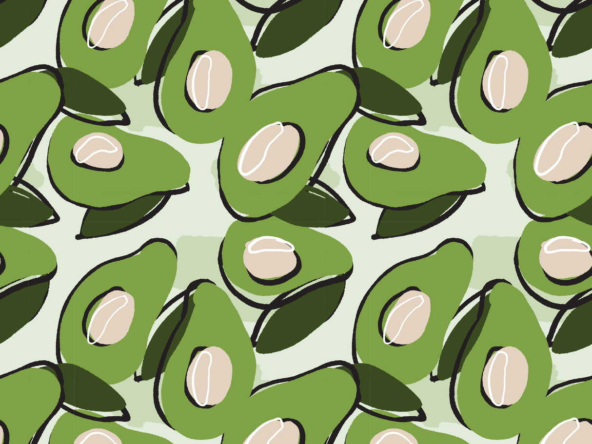 Avocados Dye Sub Rug