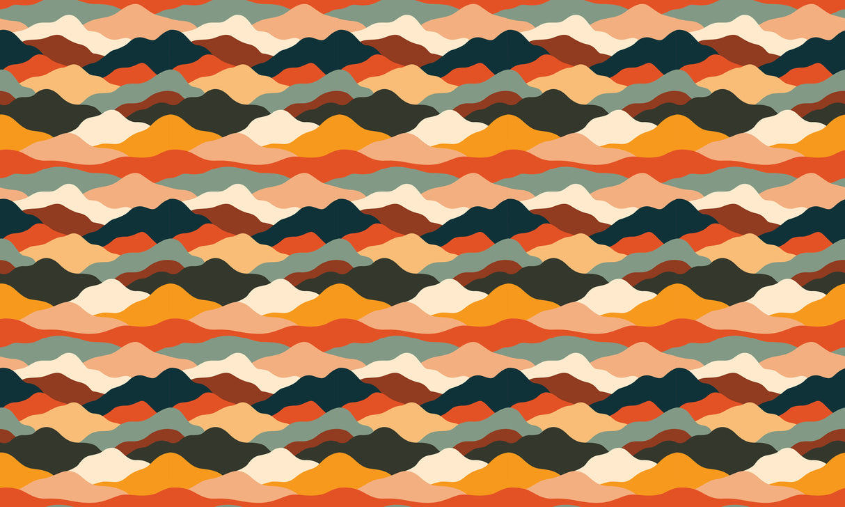 Mountains Vinyl Entry Mat