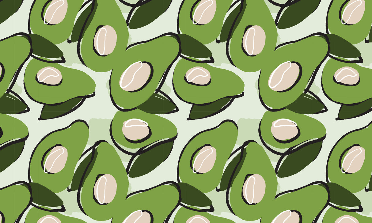 Avocados Dye Sub Rug