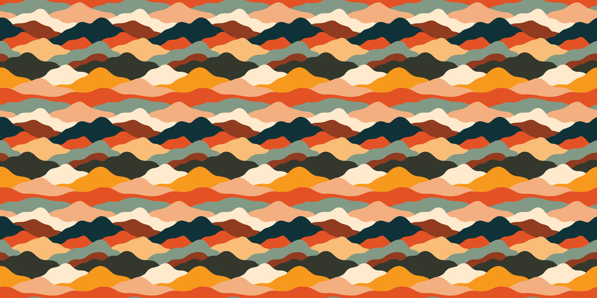 Mountains Vinyl Entry Mat
