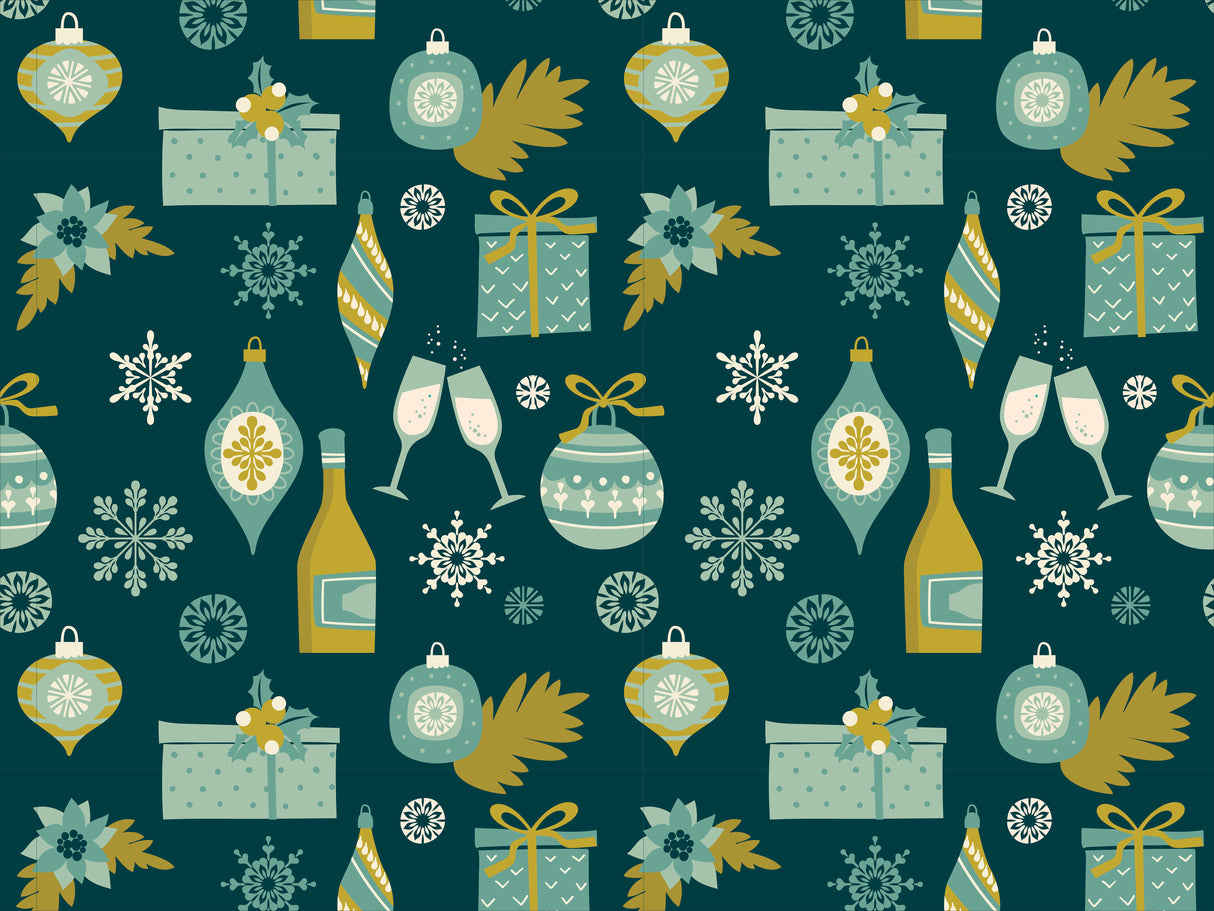 Holiday Cheers Vinyl Mat