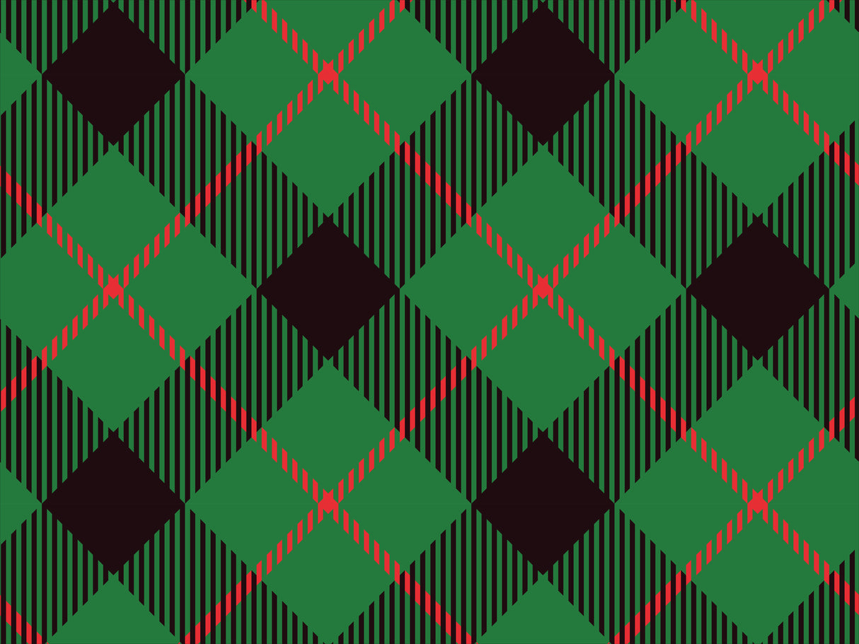 Grinch Plaid Berber Impressions Mat