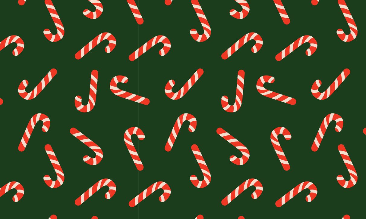 Candy Canes Vinyl Mat