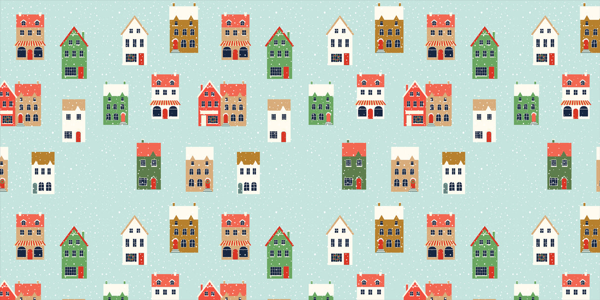 Winter Towns Vinyl Mat