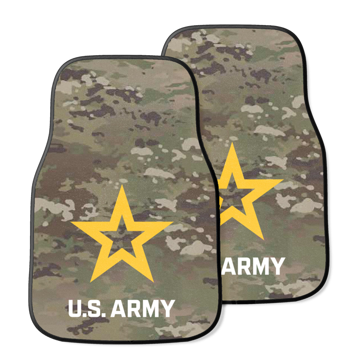 ARMY 2-pc Carpet Car Mat Set