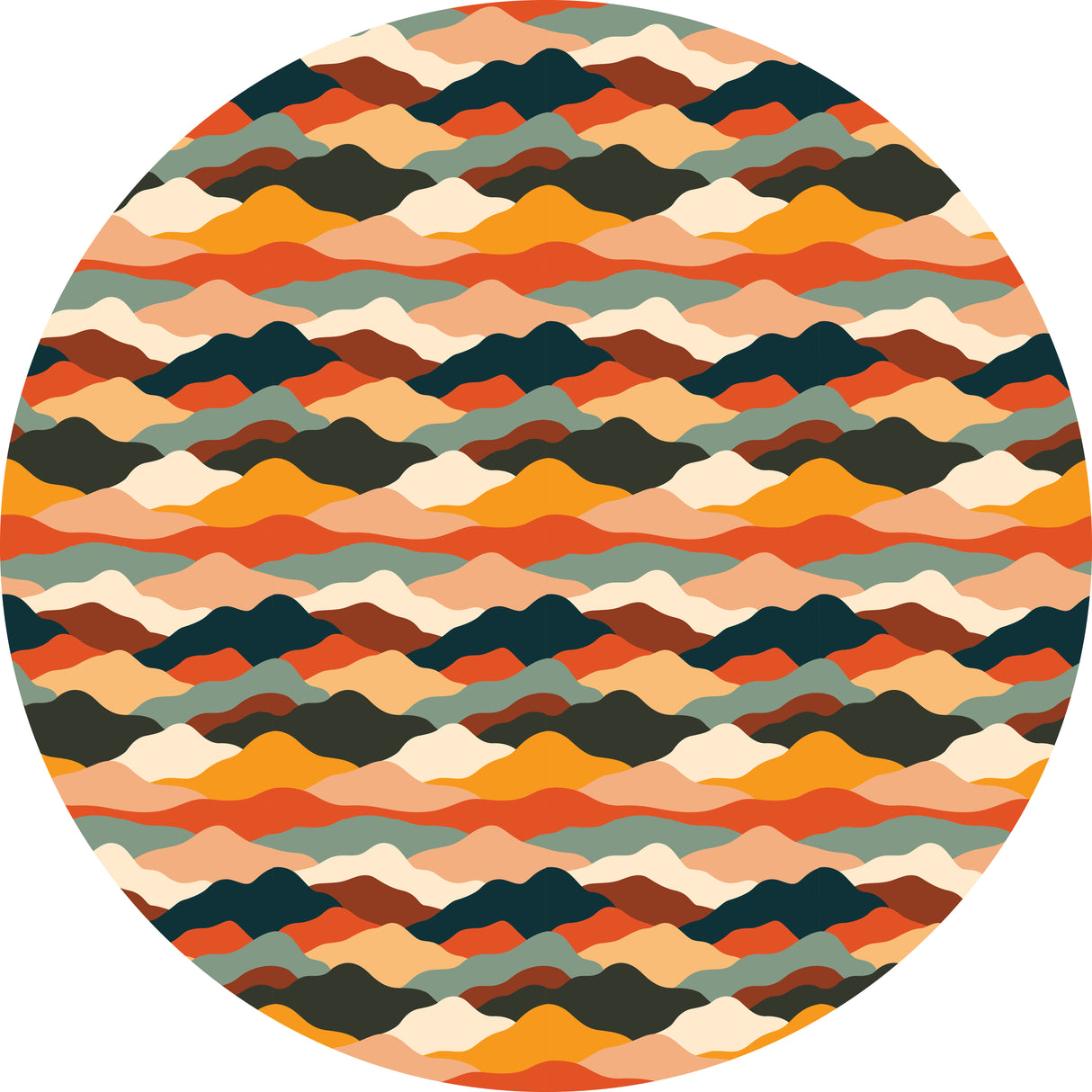 Mountains Vinyl Entry Mat