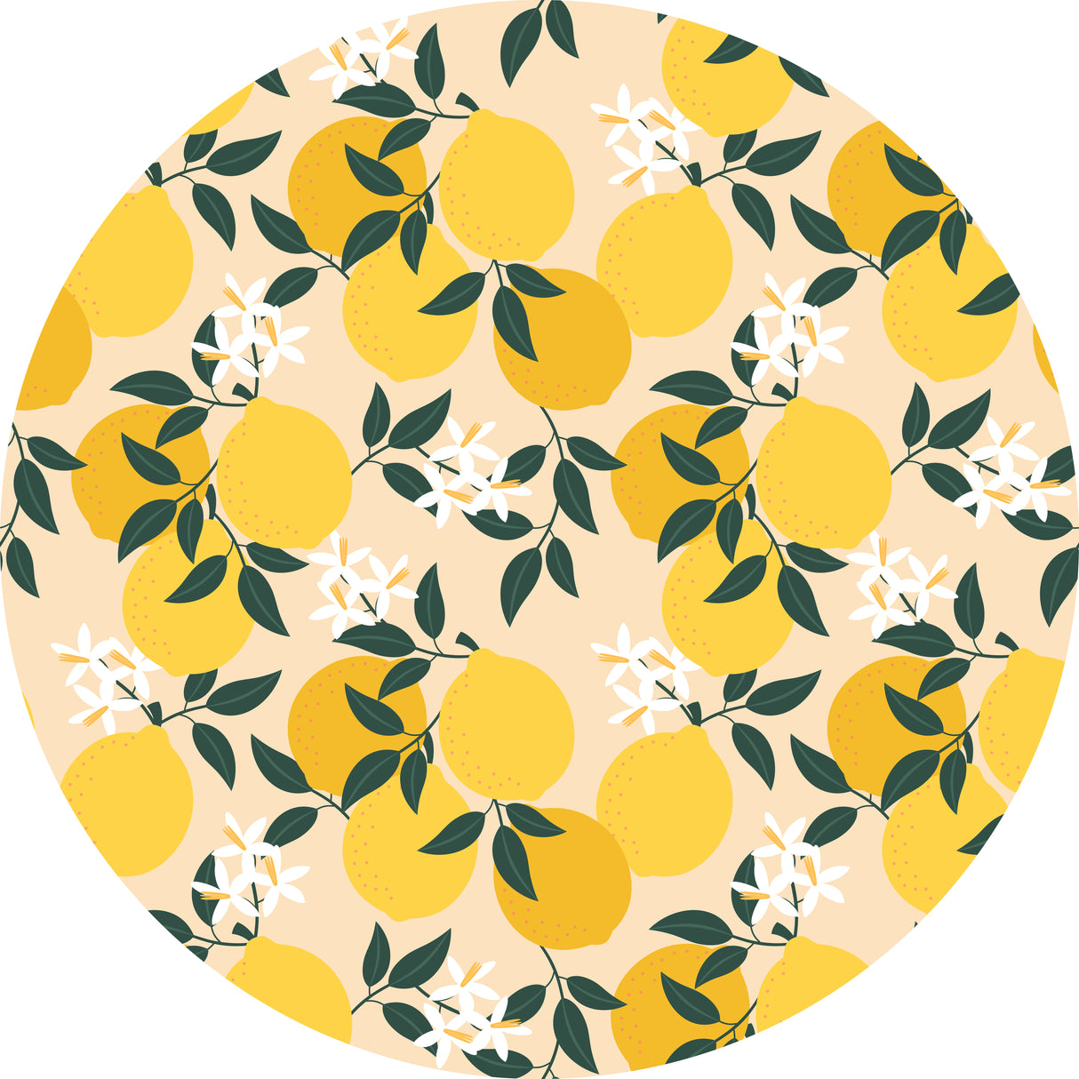 Lemons Vinyl Mat