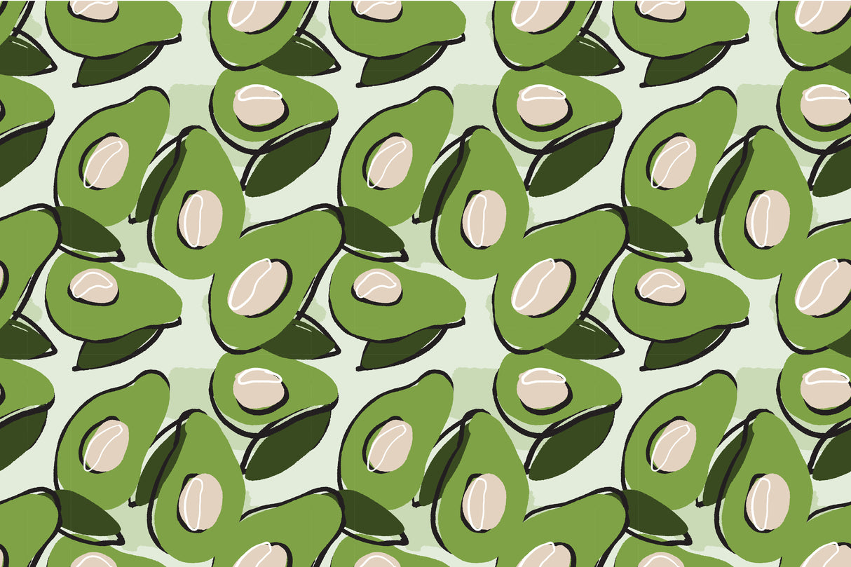 Avocados Dye Sub Rug