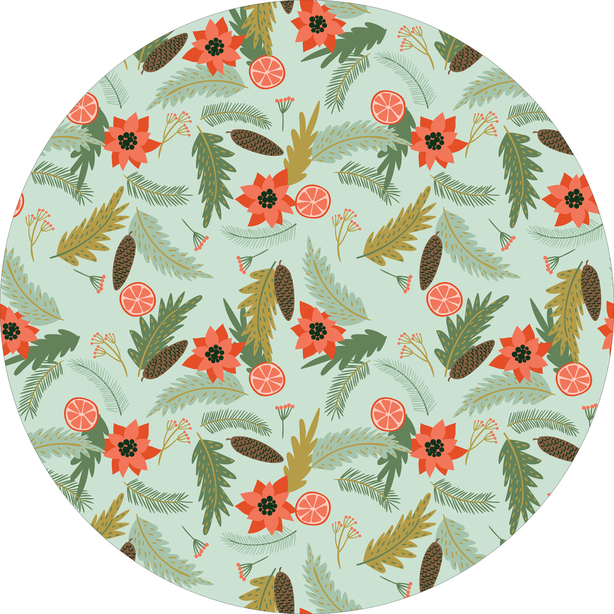 Holiday Pines Vinyl Mat