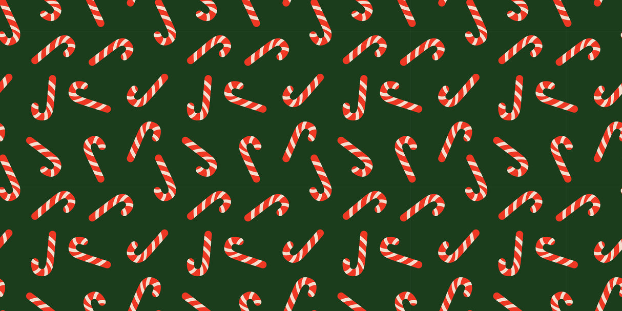 Candy Canes Vinyl Mat