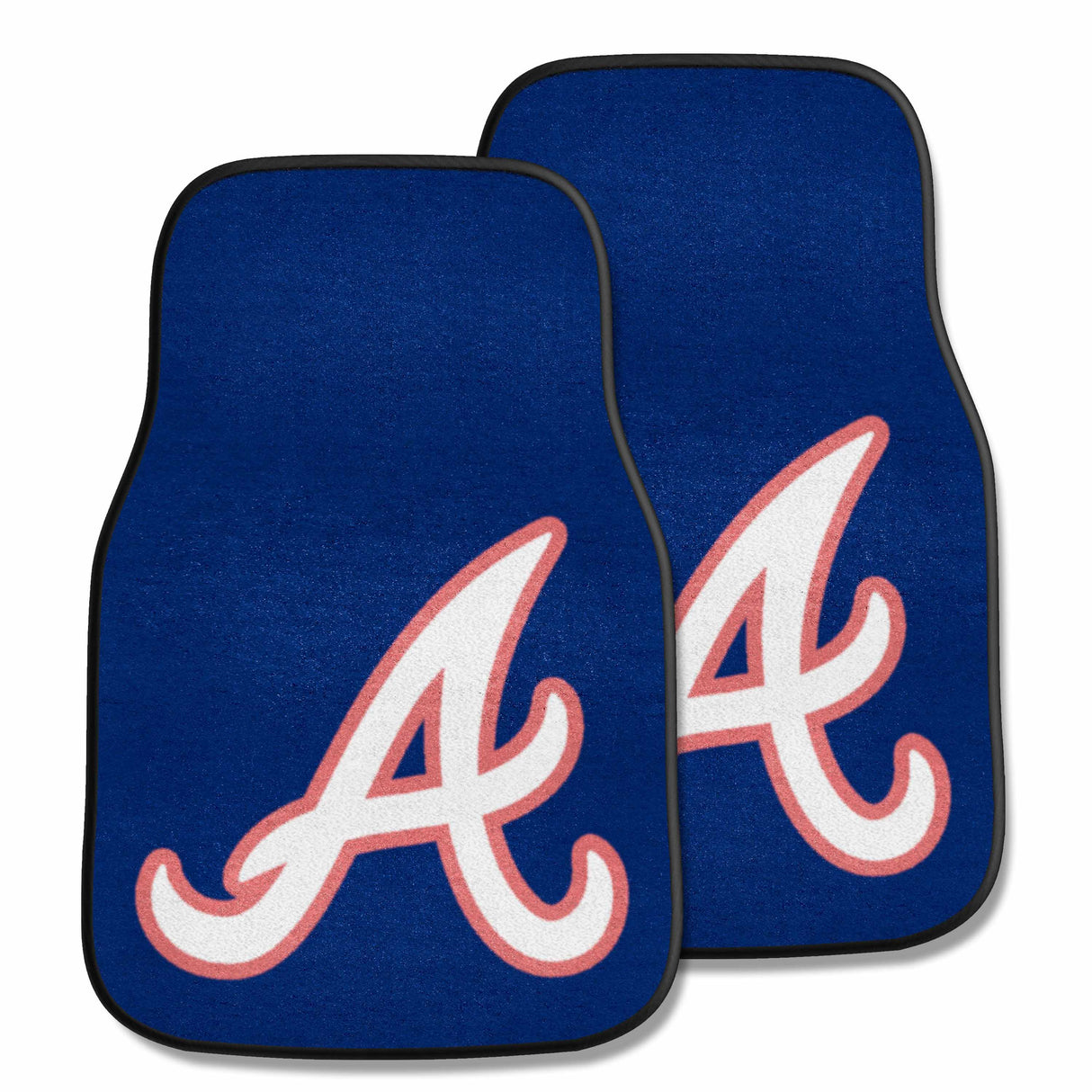 Atlanta Braves 2-pc Carpet Car Mat Set
