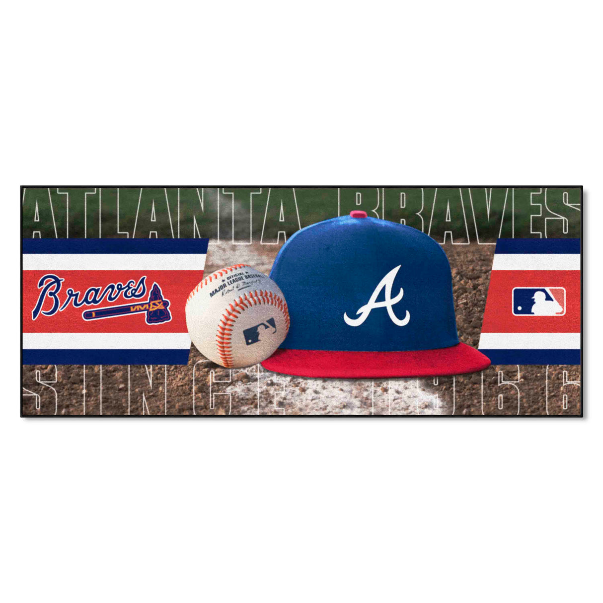 Atlanta Braves Baseball Runner
