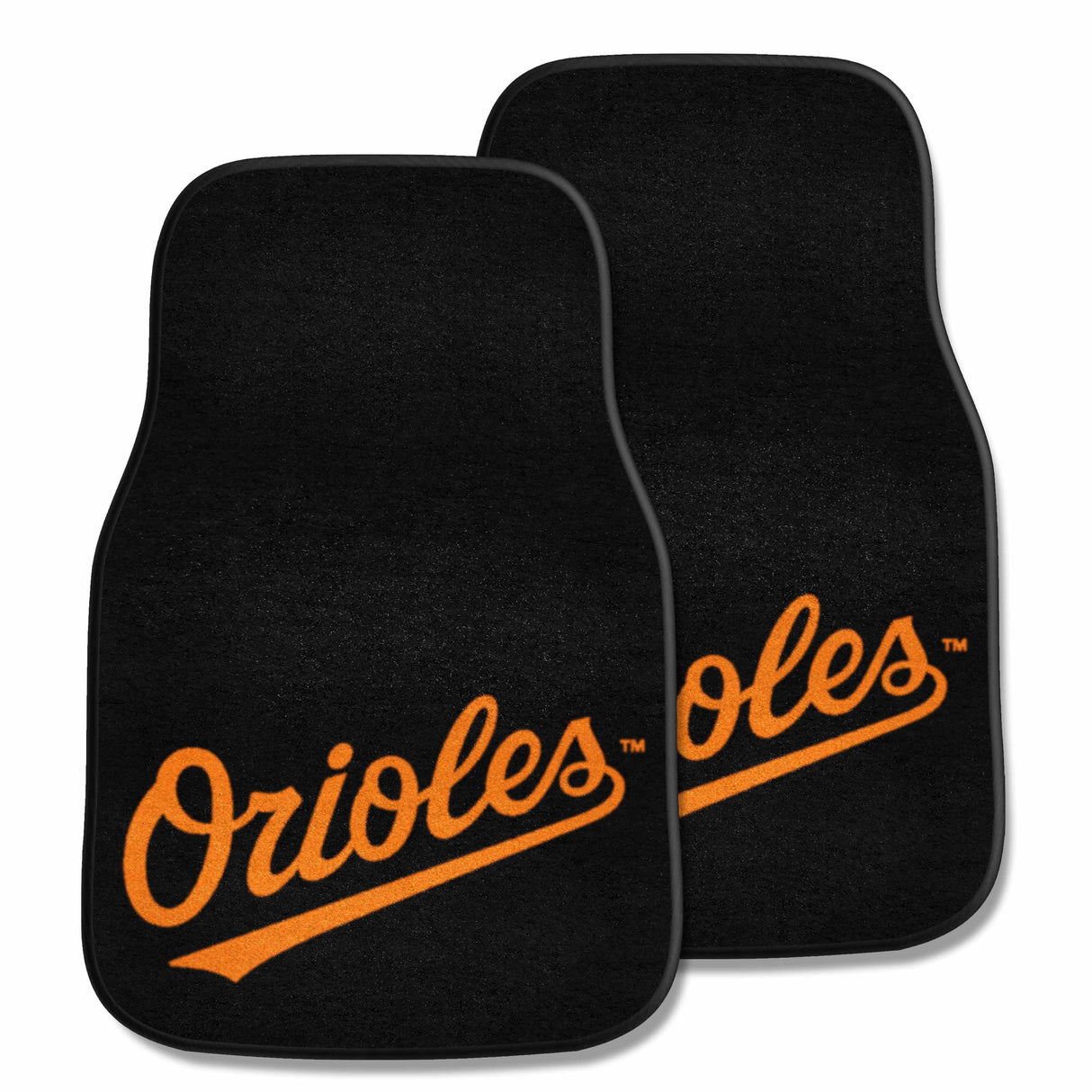 Baltimore Orioles 2-pc Carpet Car Mat Set