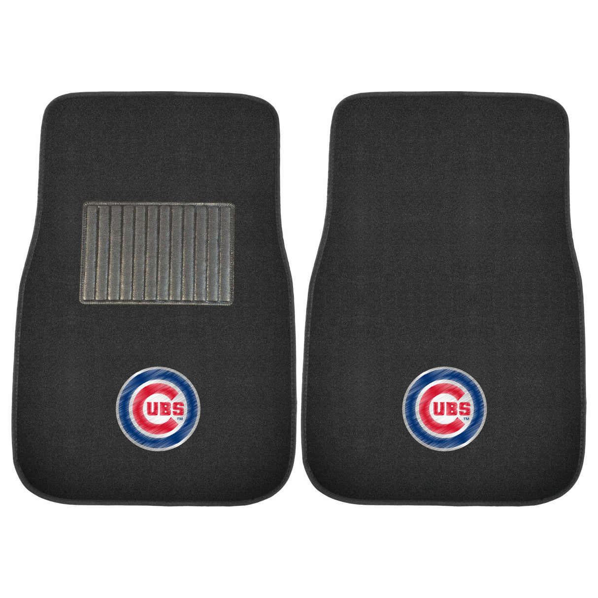 Chicago Cubs 2-pc Embroidered Car Mat Set