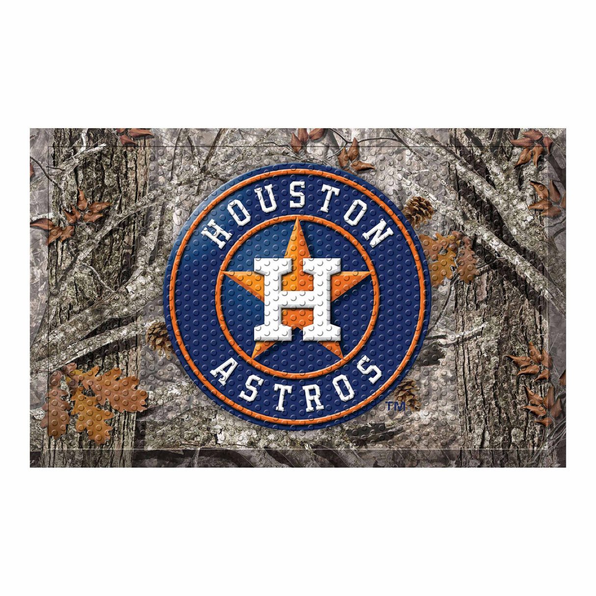 Houston Astros Camo Scraper Mat