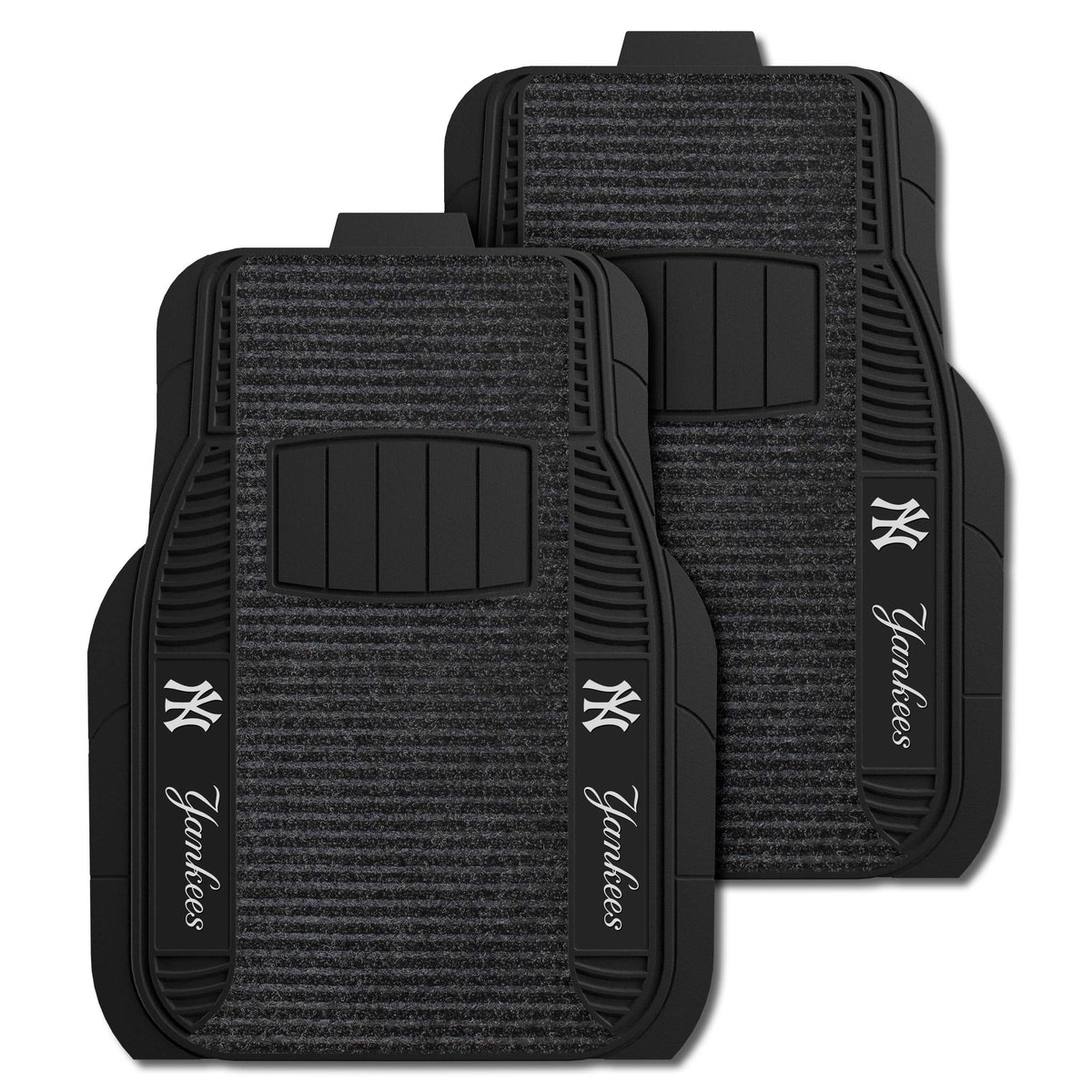 NY Yankees 2-pc Deluxe Car Mat Set