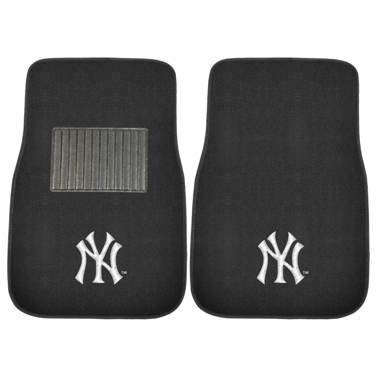 NY Yankees 2-pc Embroidered Car Mat Set