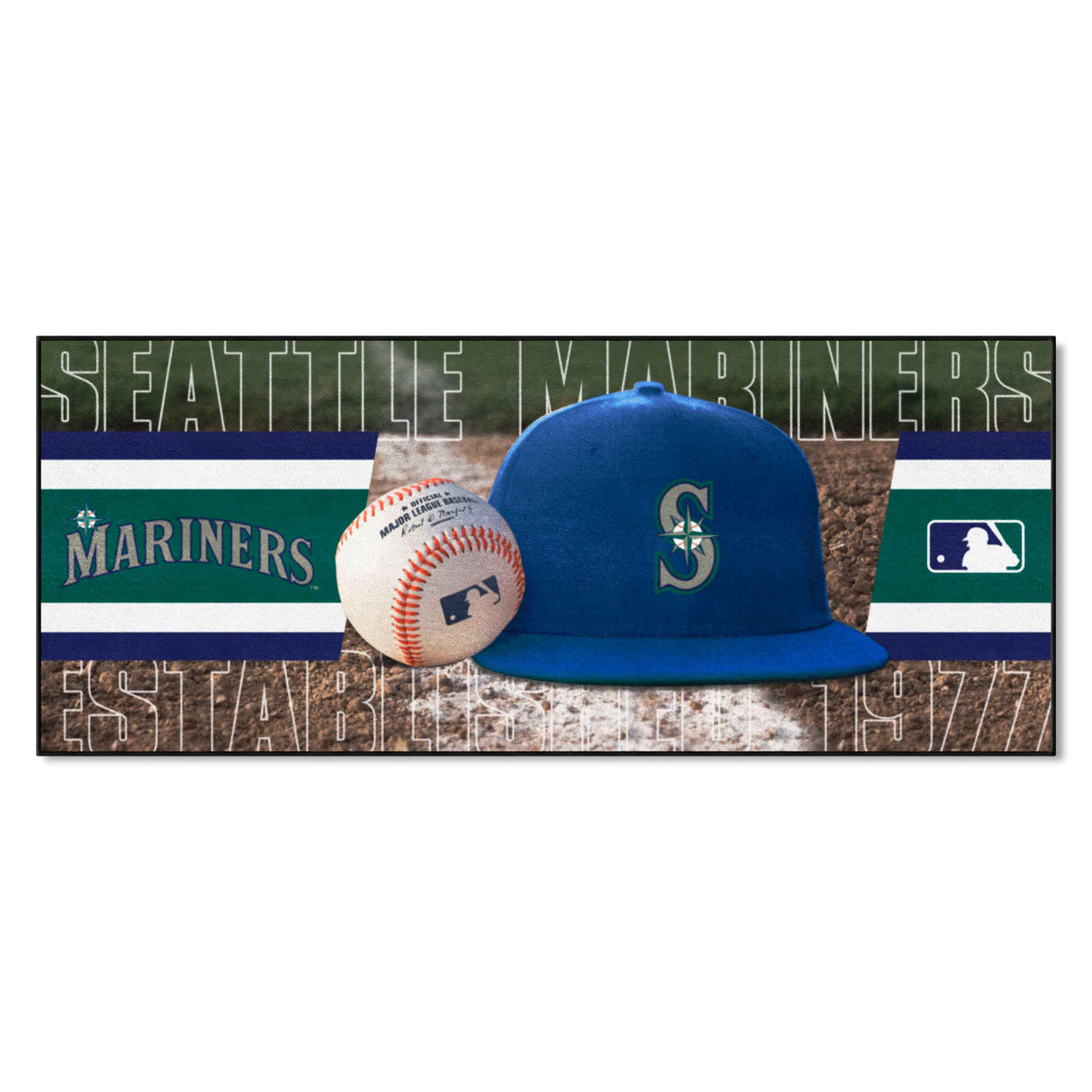 Seattle Mariners Baseball Runner