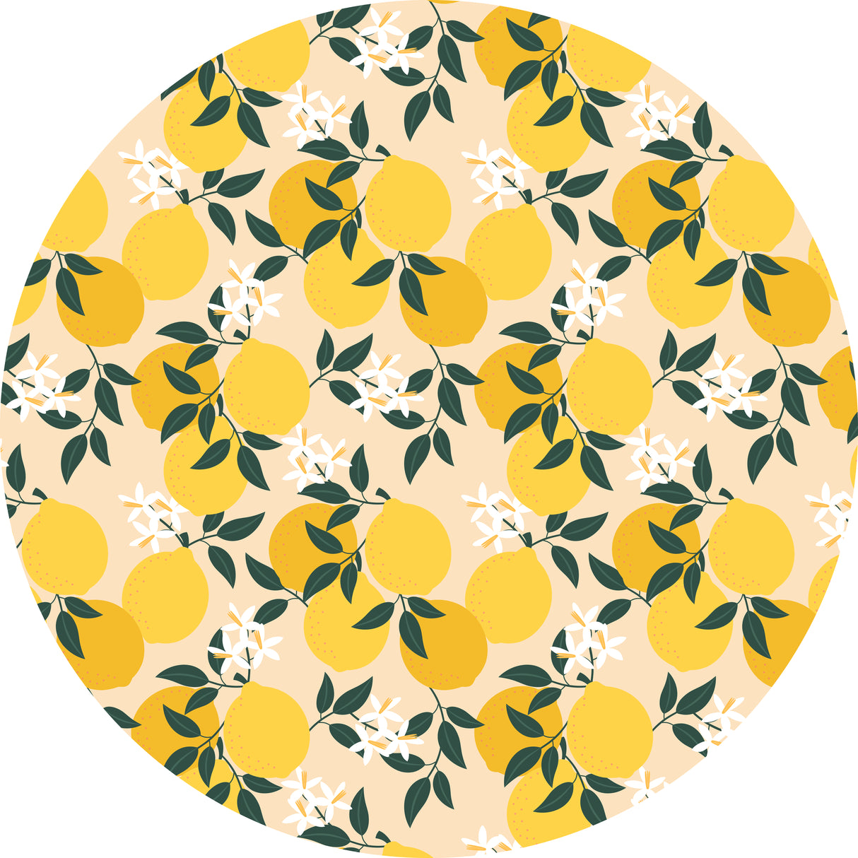 Lemons Vinyl Mat