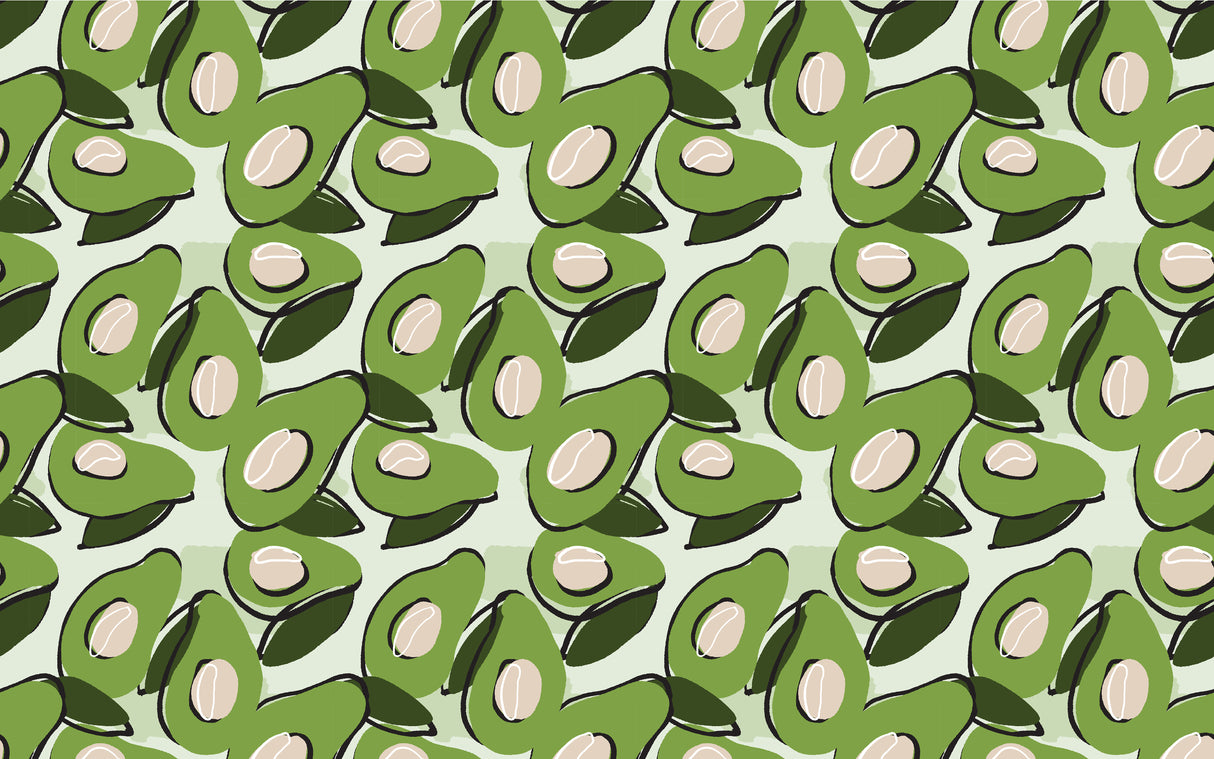 Avocados Dye Sub Rug