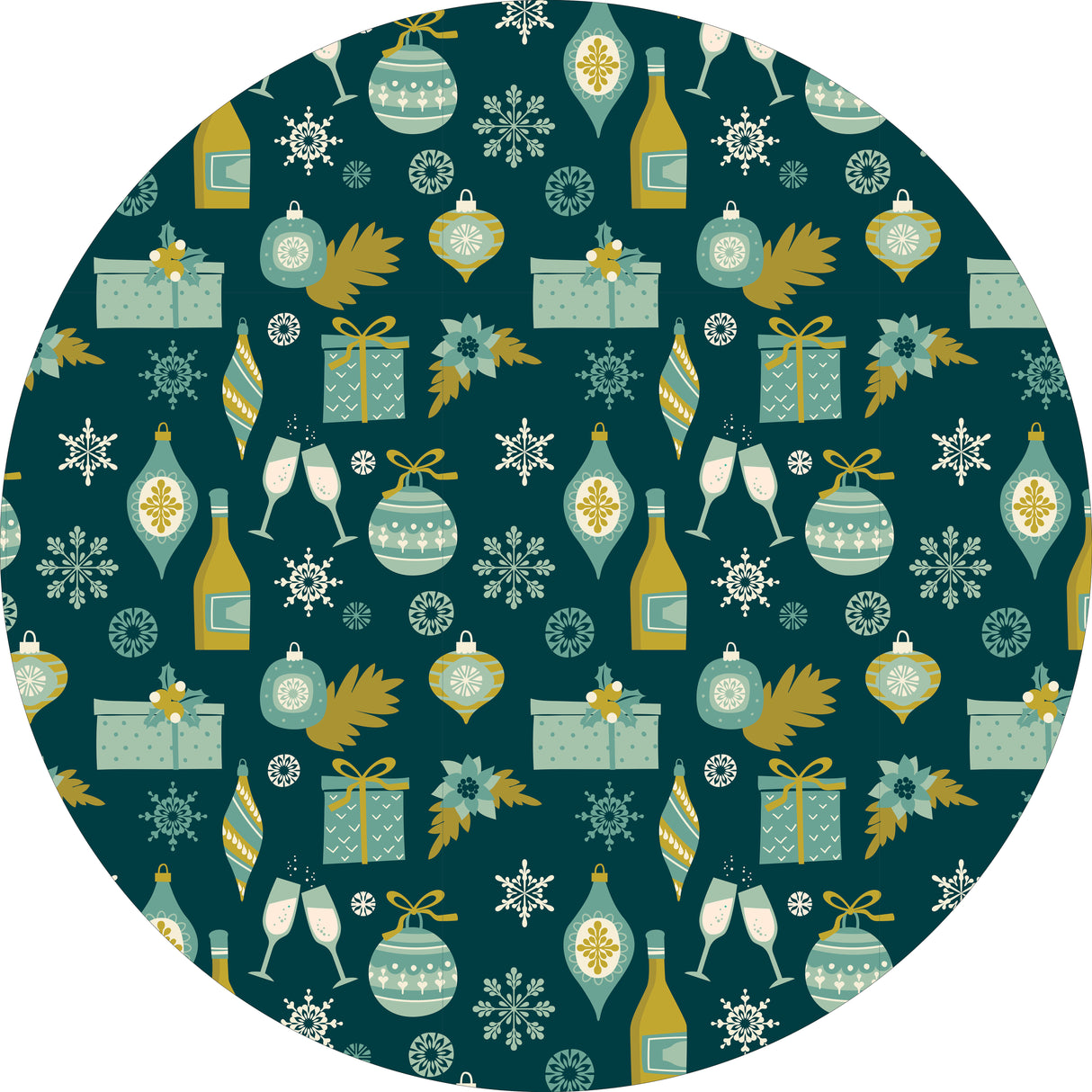 Holiday Cheers Vinyl Mat
