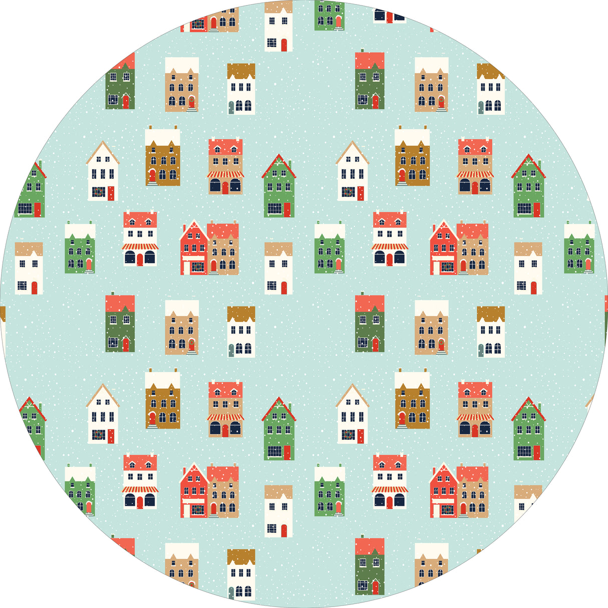 Winter Towns Vinyl Mat
