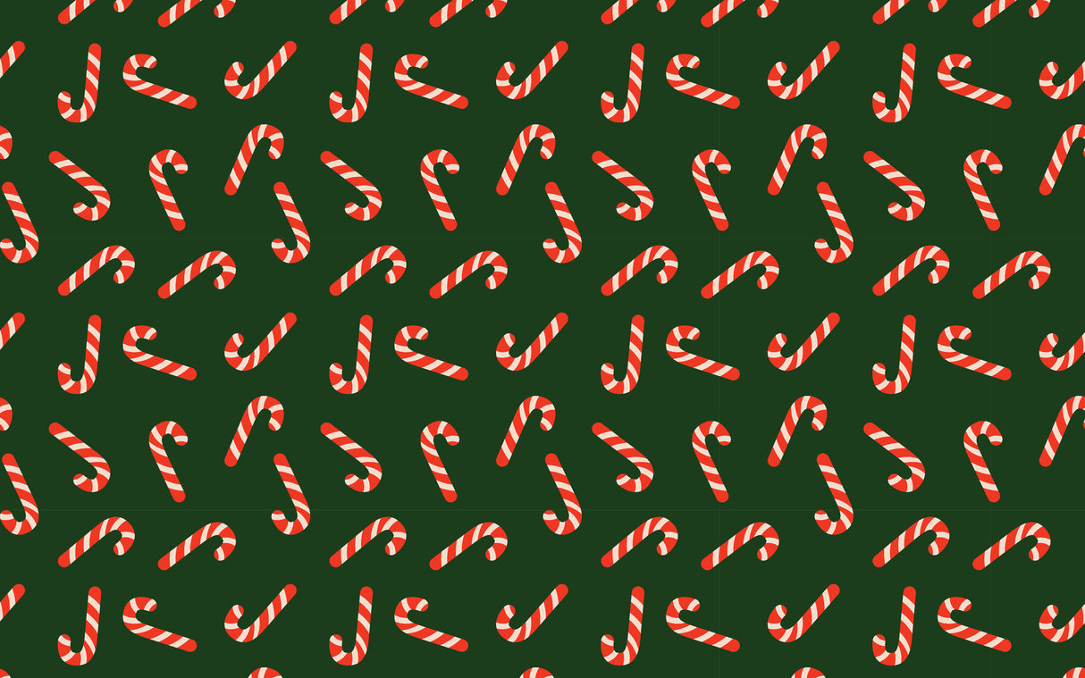Candy Canes Vinyl Mat